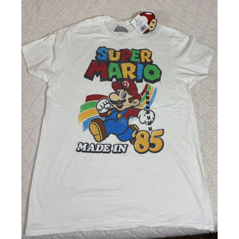 NWT Super Mario Bros Nintendo Made In 85 Game Shirt Men’s Size M